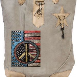 SOLD SOLD SOLD PEACE FLAG CANVAS TOTE